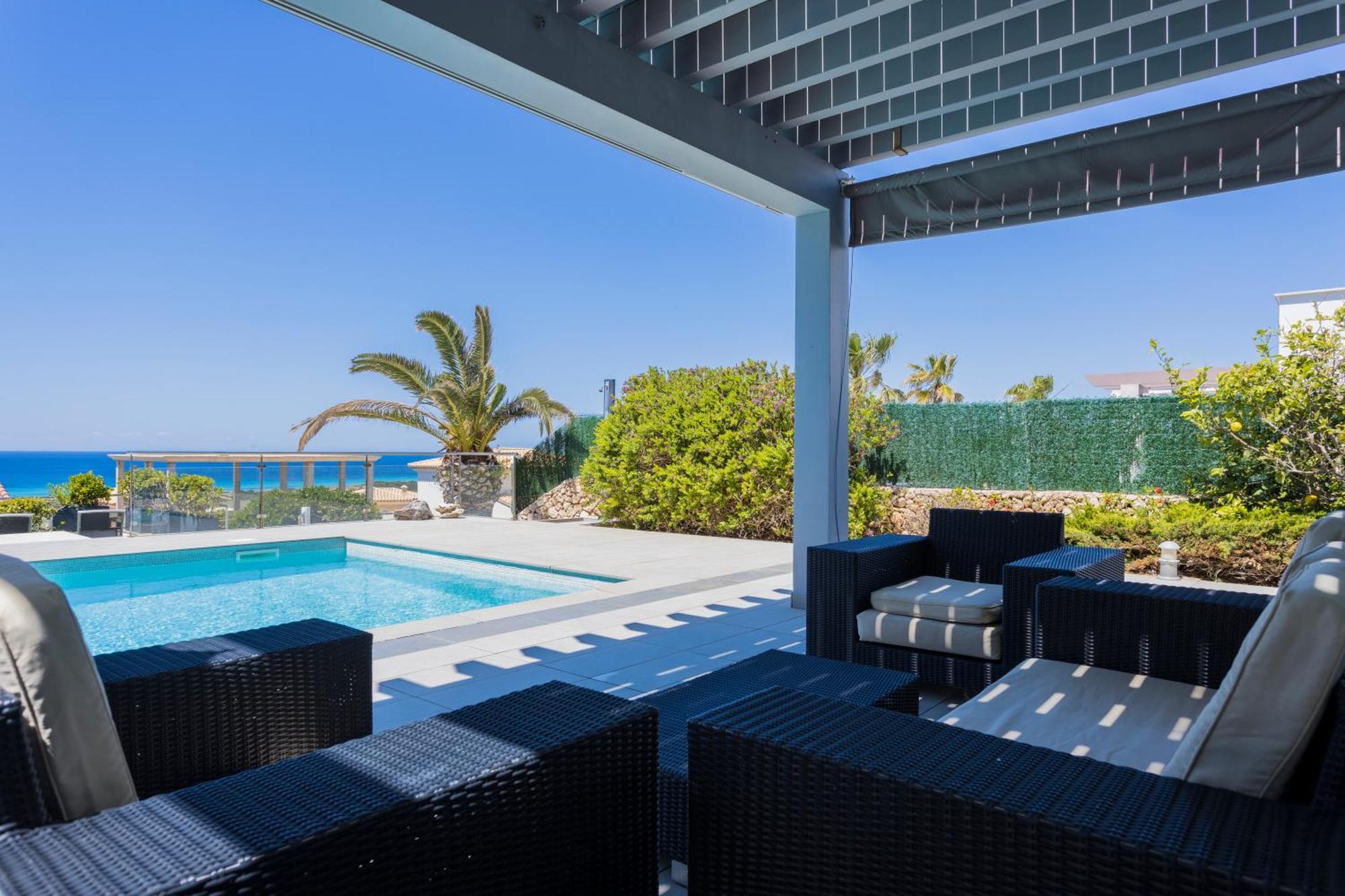 V196 Villa Brisa By Menorcarentals Villas Son Bou Exterior foto